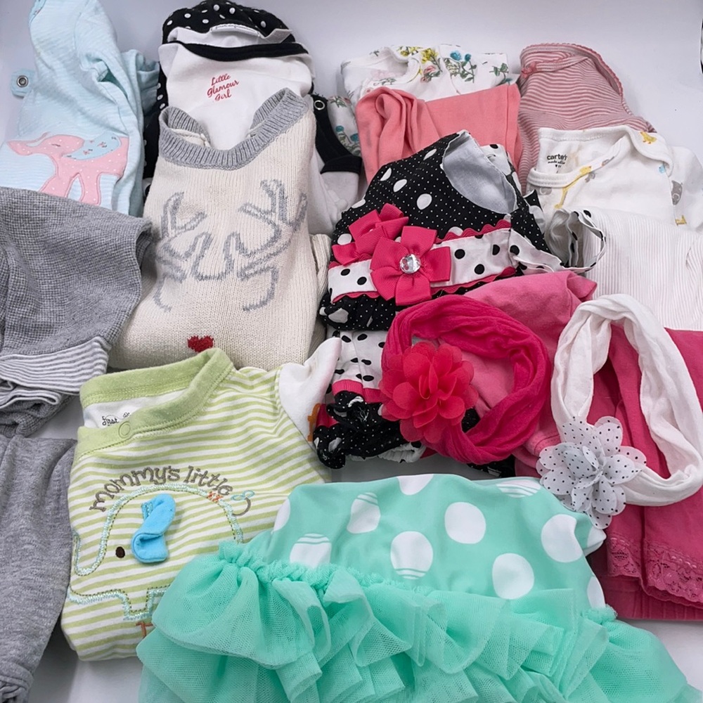 Girls 20 piece bundle, size 9M